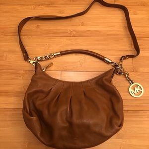 Michael Kors Brown Shoulder Hobo Bag